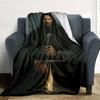 1pc sword knight Flannel Blanket Soft Warm Throw for Home, Office, Travel, All-Season Cozy Bedding GiftL1170