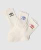 UMBRO Essential Cushioning 3-Pack Crew Socks Beige Ur123Csc11