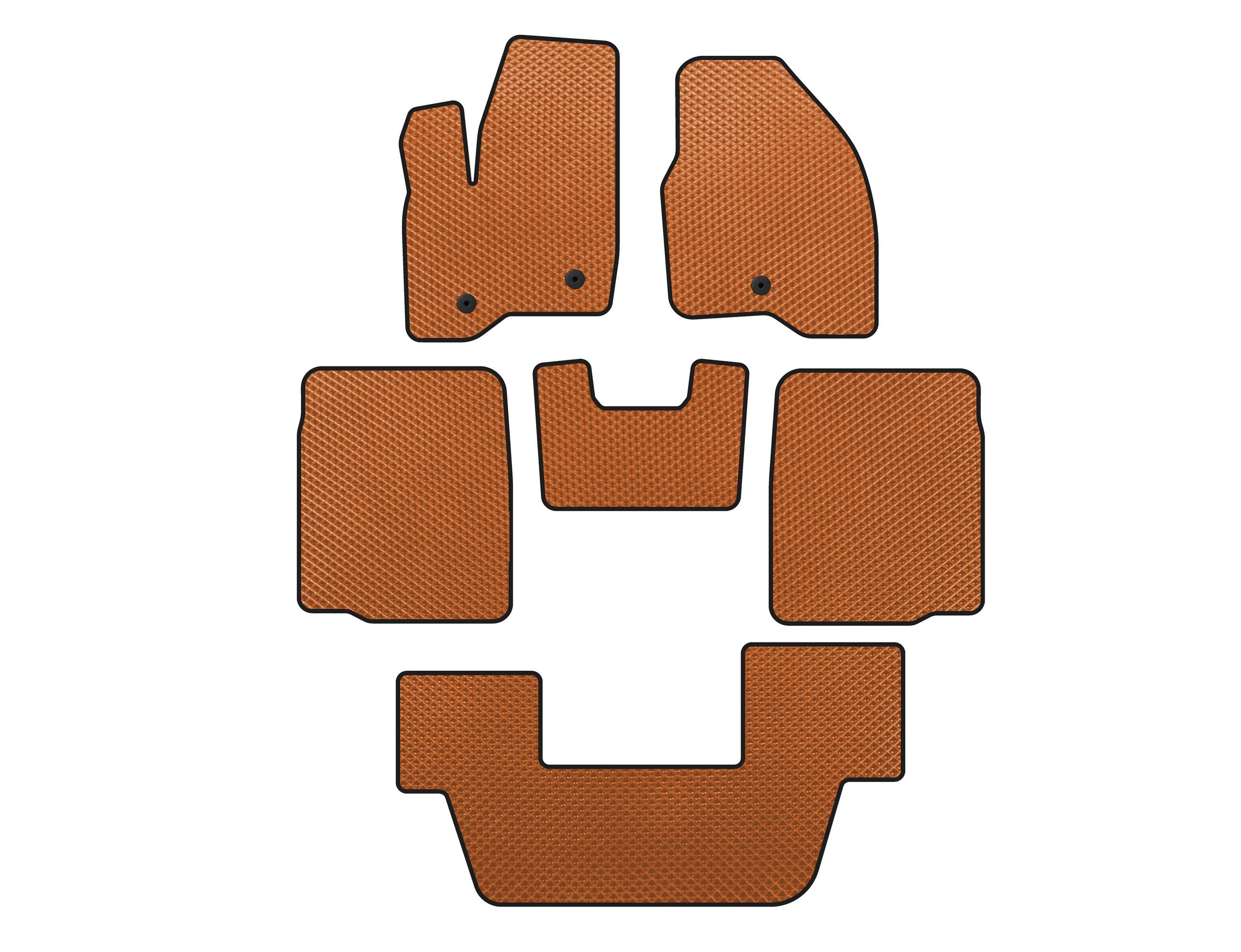 

EVA mats (2011-2015, 3 rows, Orange) for Ford Explorer