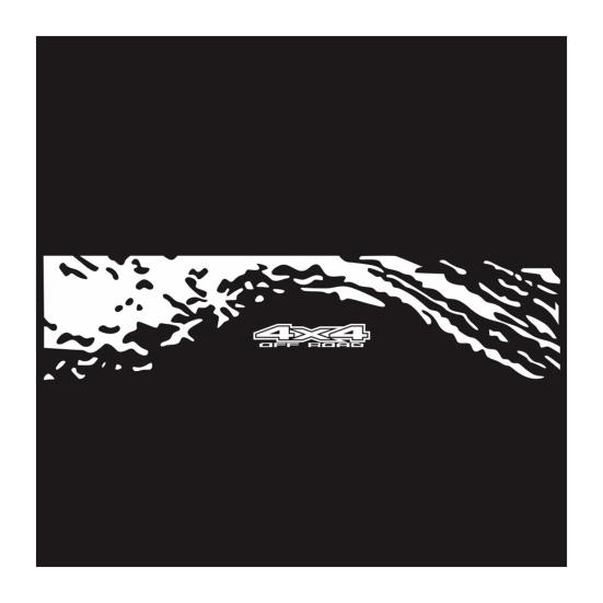 

D-861 4X4 Наклейка позашляховика Самоклеюча ПВХ наклейка на задню частину автомобіля