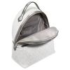 Michael Kors MK Sheila Metallische Accessoires Mode Einfach Beschichtetes Canvas Rucksack Mittel Damenrucksack Silber 35F4G6HB6M-SILBER