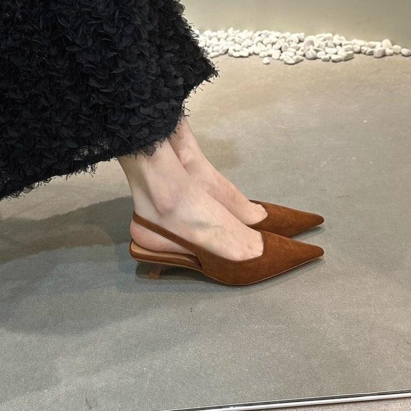 New Fashion Women Sandals Party Pumps Thin High Heels Elastic Band Black White Beige Rose Summer Dress Shoes Woman Ladie Pumps