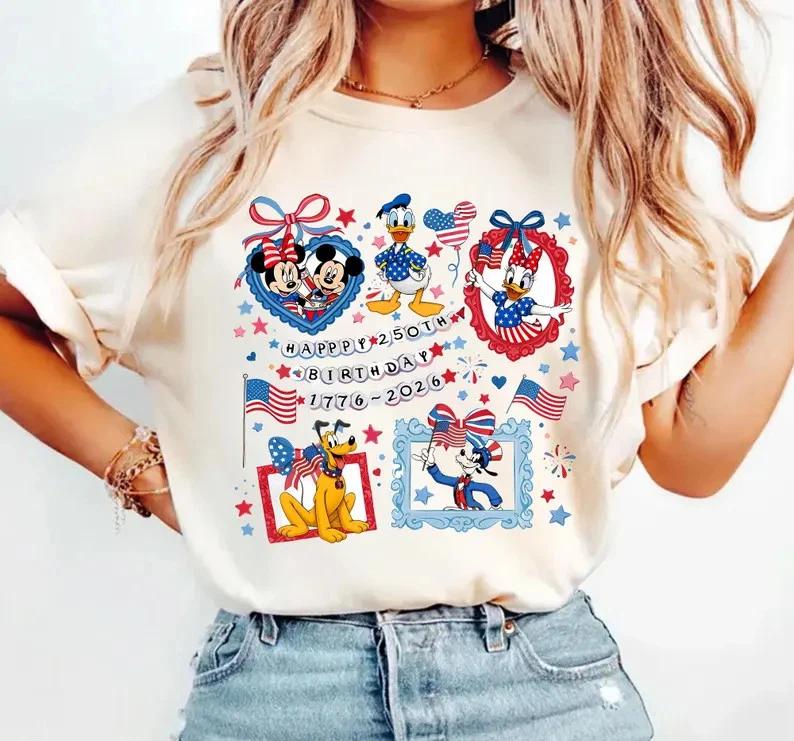 Coquette Bows Mickey And Friends Tshirt Unisex 5 S