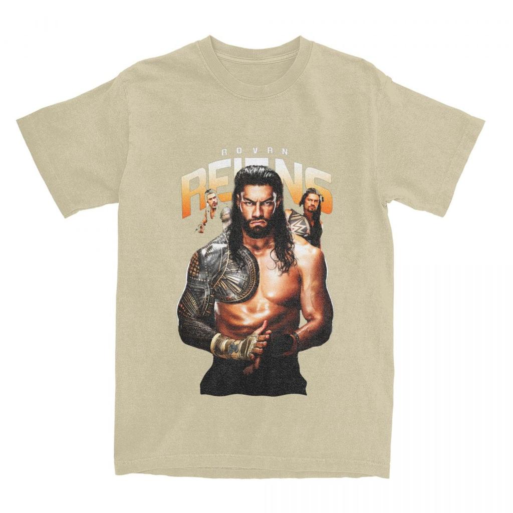 Roman Reigns Wrestling Vítěz Doplňky Trička Pánská Dámská Vintage Čistá Bavlna Grafický Potisk Oblečení