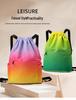 Lightweight Foldable Drawstring Backpack for Travel and Sports Fitness