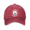 Vintage Baseball Cap UFO Bigfoot Graphic Outdoor Hat  New Vintage Washed Cotton Baseball Cap Parent Kids Sun Hats