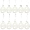 10pcs 8CM Christmas Transparent Balls Hollow DIY Plastic Fillable Bauble Xmas Tree Hanging Ornaments Home Party Gifts Box Decor