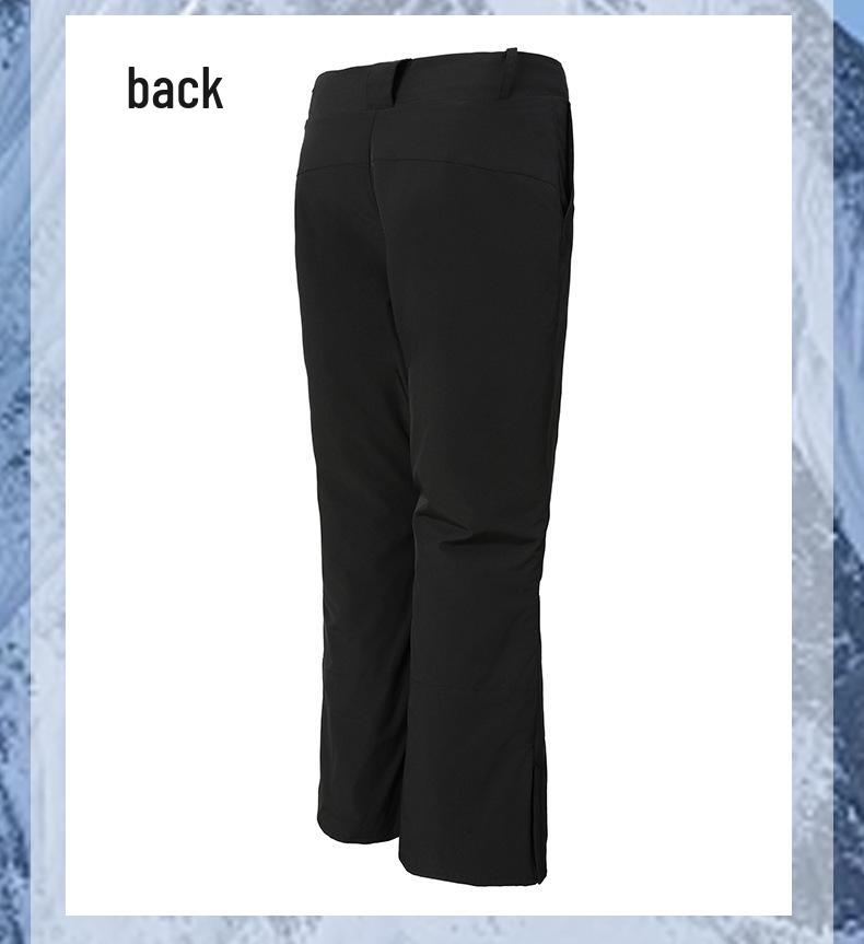 Women's Waterproof Outdoor Ski Suit - Micro Flare Ski Pants with Extra Cotton for Hiking and Skiing