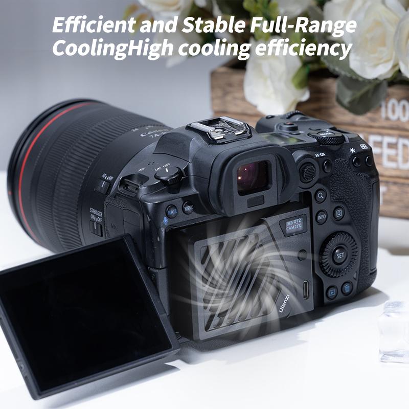 Ulanzi CA25 Camera Heat Sink Cooler Fan Cooling System For Sony Canon Nikon DSLR Camera Ultra-Silence High Speed Cooling Radiato