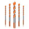 5/10Pcs Triangular Drill Bits Set Sharp Tip High Strength Hard Alloy Multifunctional Masonry Punching Drill Bits for Ceramic Tile Marble Concrete