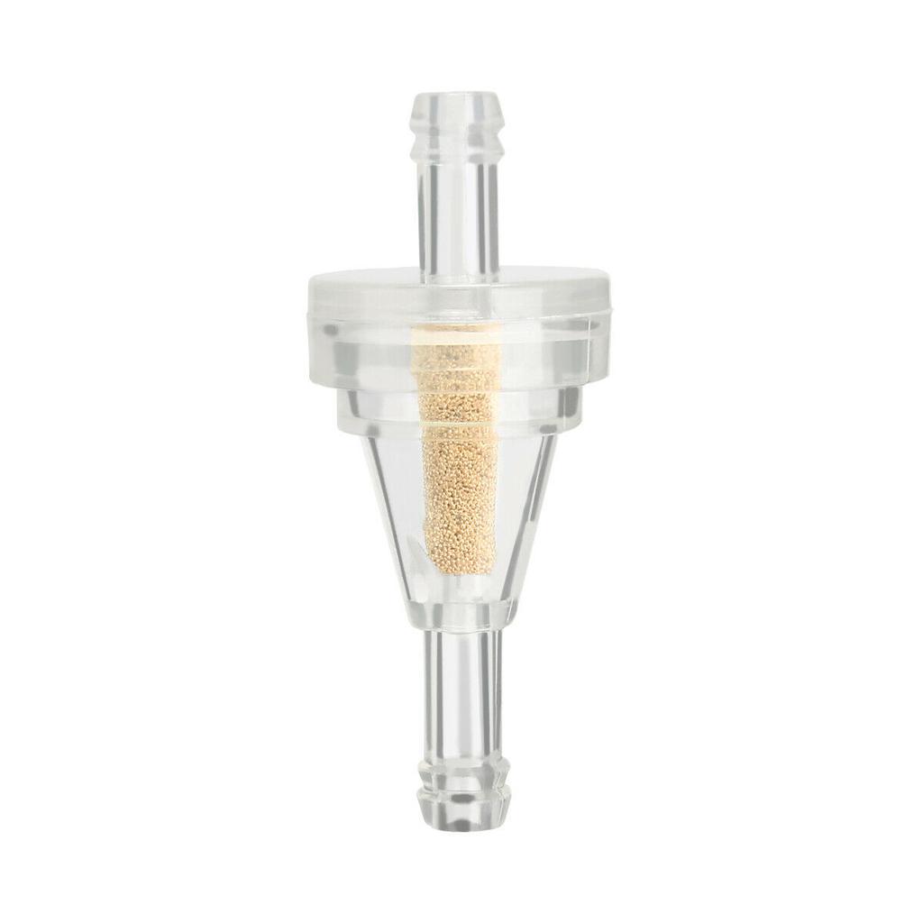 10Pcs/Set 1/4" Inline Clear Gas Fuel Filters Replacement 6mm Small Plastic Universal Motorcycle Gas Petrol Fuel Oil Filter Mini