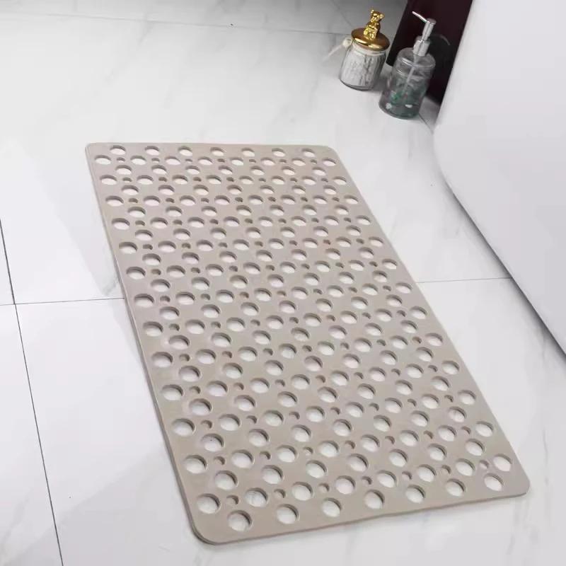 Extra Large Bath Mat TPE Suction Grip Mat Non Slip Bathtub Strong Suction Anti-Mold Shower Mat With Suction Cup Bathroom Product