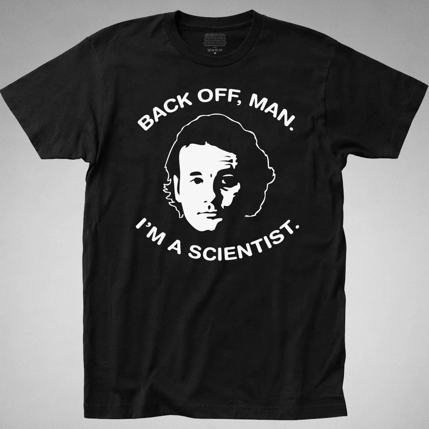 Bill Murray Ghostbusters T SHIRT back off man i m a scientist veckman movie 80s XXXXL