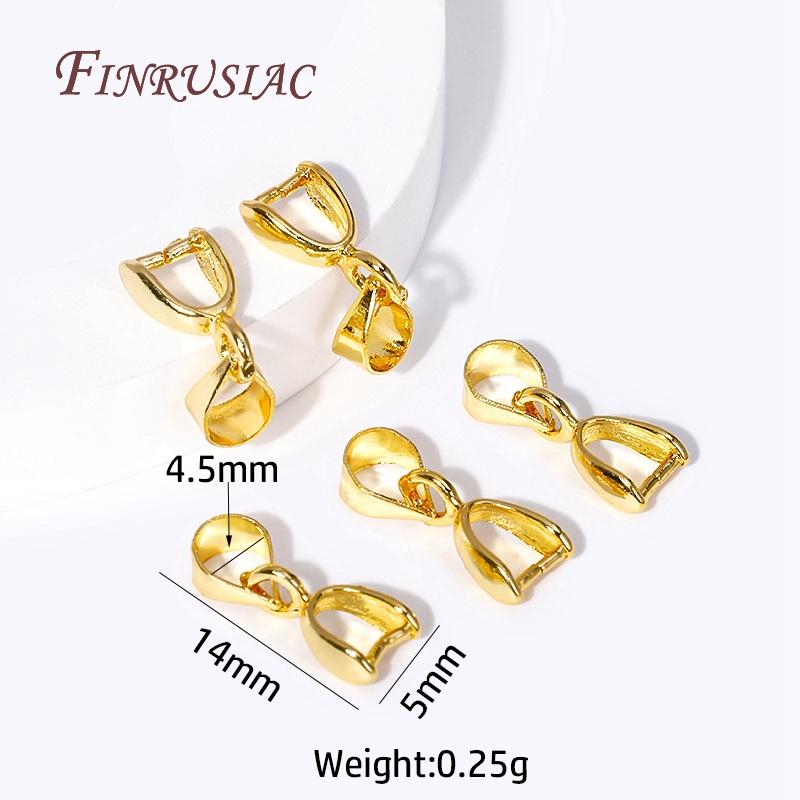 18K Verguld Knijper Hanger Oogje, Messing Hanger Sluitingen Knijper Clip Oogjes Haken Connector DIY Handgemaakte Sieraden Maken Accessoires