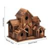 Outdoor Wooden Bird House Feeder Hanging Decor Countryside Nesting Box Birdfeeder