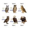 Fake Owl Decoration Realistic Fake Owl Statue Decoy for Rooftops Patio Yard