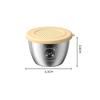 50ml Snack Dish Stainless Steel Sauce Cup with Sealed Lid Kitchen Tableware Sushi Mustard Seasoning Box Dipping Sauce Plates