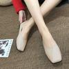  women fashion round toe light weight comfort spring slip on anti skid flat loafers lady shoes zapatos de mujer ab321