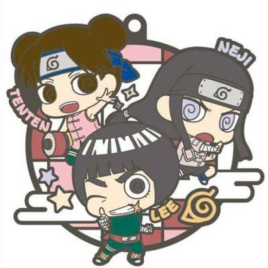 Kauçuk Maskot Buddy Koleksiyonu NARUTO Shippuden Hücre Sürümü Üçlü Dattebayo! (KUTU)