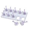 Non-Magnetic Nail Display Stand Transparent False Nail Tips Holder  Manicurist Tools