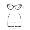 0 -0.5 -0.75 To -6.0 Spring Hinge Cat Eye Nearsighted Glasses For Women TR90 Anti Blue Rays Hyperopia Eyeglasses +0.5 To +4.0