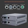 2PCS SC10 100 1000M Gigabit Fiber Media Converter AC100 250V