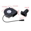 97mm X 33mm DC Blower, 12V 20W 5.5x2.1mm Fan 9733 for Picnic Grill Wood Stove Cooking DIY Fire Charcoal Starter