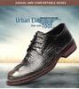 2025 Men's Crocodile Pattern Leather Shoes - Business Korean British Style, Formal Fashion for Youth & Weddings