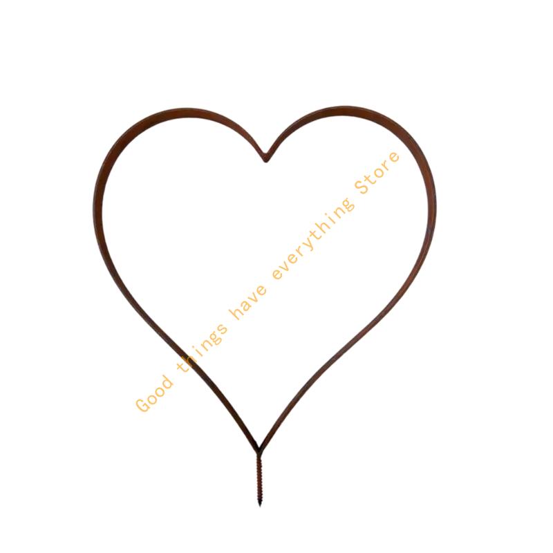 

Metal Heart Stake for Outside Decorative Garden Stake Decoration Plant Stake Metal Art Outside Yard Art Outdoor 55KF