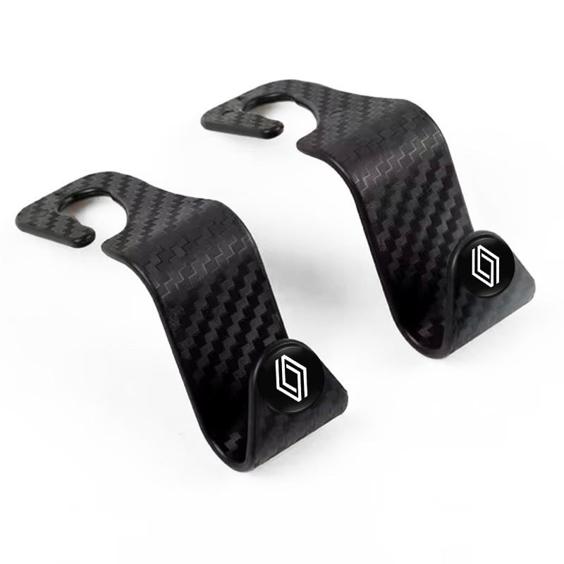 2Pcs Portable Car Seat Back Hooks Accessories For Renault Megane 2 3 4 Twingo Clio Talisman Captur Kwid Scenic GT Duster Koleo XX2