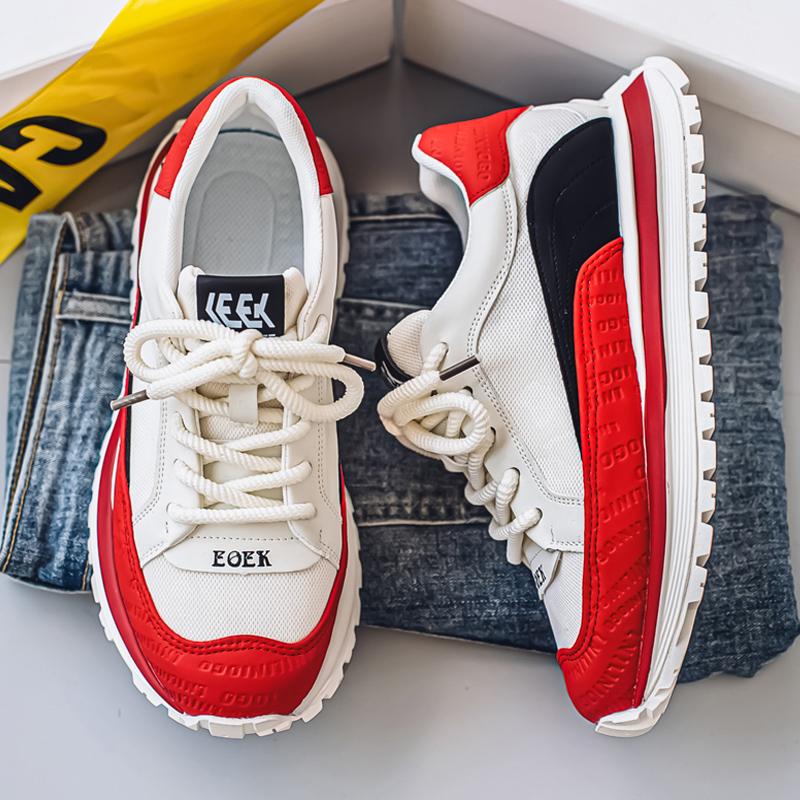 

Forrest Gump Men s Shoes 2025 / Breathable Mesh Trendy Brand Youth Leisure Running Sports Thick Bottom Dad 42