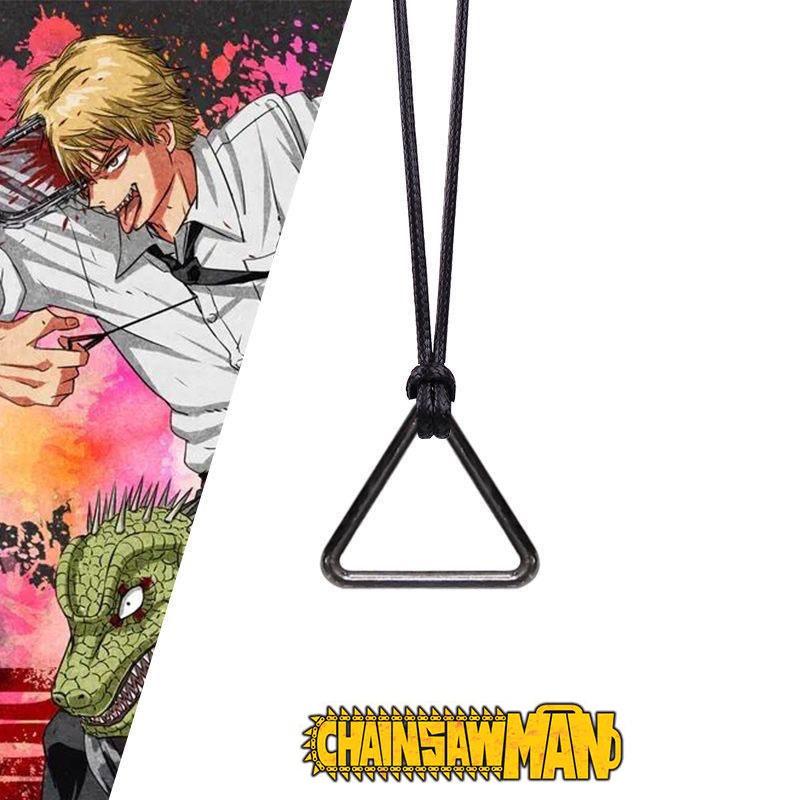 Stilvolle Anime Chainsaw Man Halskette mit Verwandlungs-Requisite Schmuck für Fans Sammlung