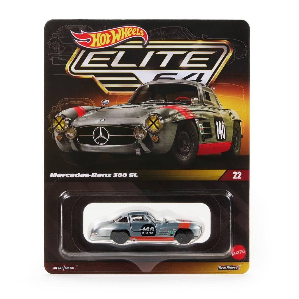 Hot Wheels Elite 64 300 SL RLC Diecast Car ELITE Limited 64 Mercedes-Benz