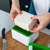 Durable Plastic Tofu Presser Safe 3-Layer Tofu Mold Space Saving with Drip Tray Tofu Making Mold Cooking Tools