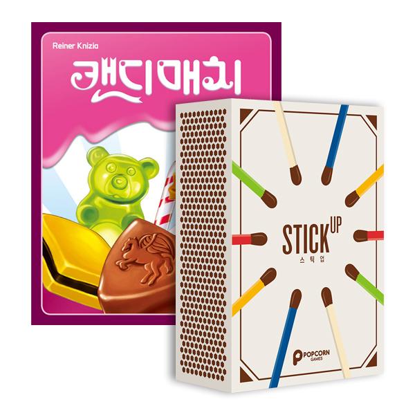 Popcorn Games Matching Game Set: Candy Match + Stick Up