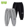 Boys' Loose Elastic Spring and Autumn Label Pants