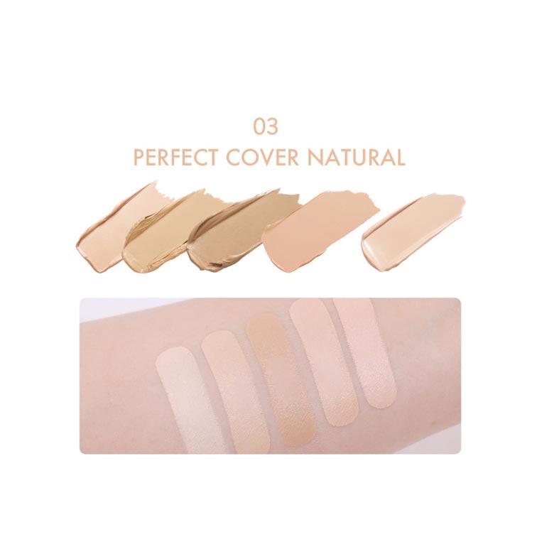 Luna Conceal Blender Palette 6g /01 Clear Cover, 02 Pure Cover, 03 Perfect Cover Natural, 04 Perfect Cover Medium/ Make-Up, Korean Cosmetics, Kbeauty