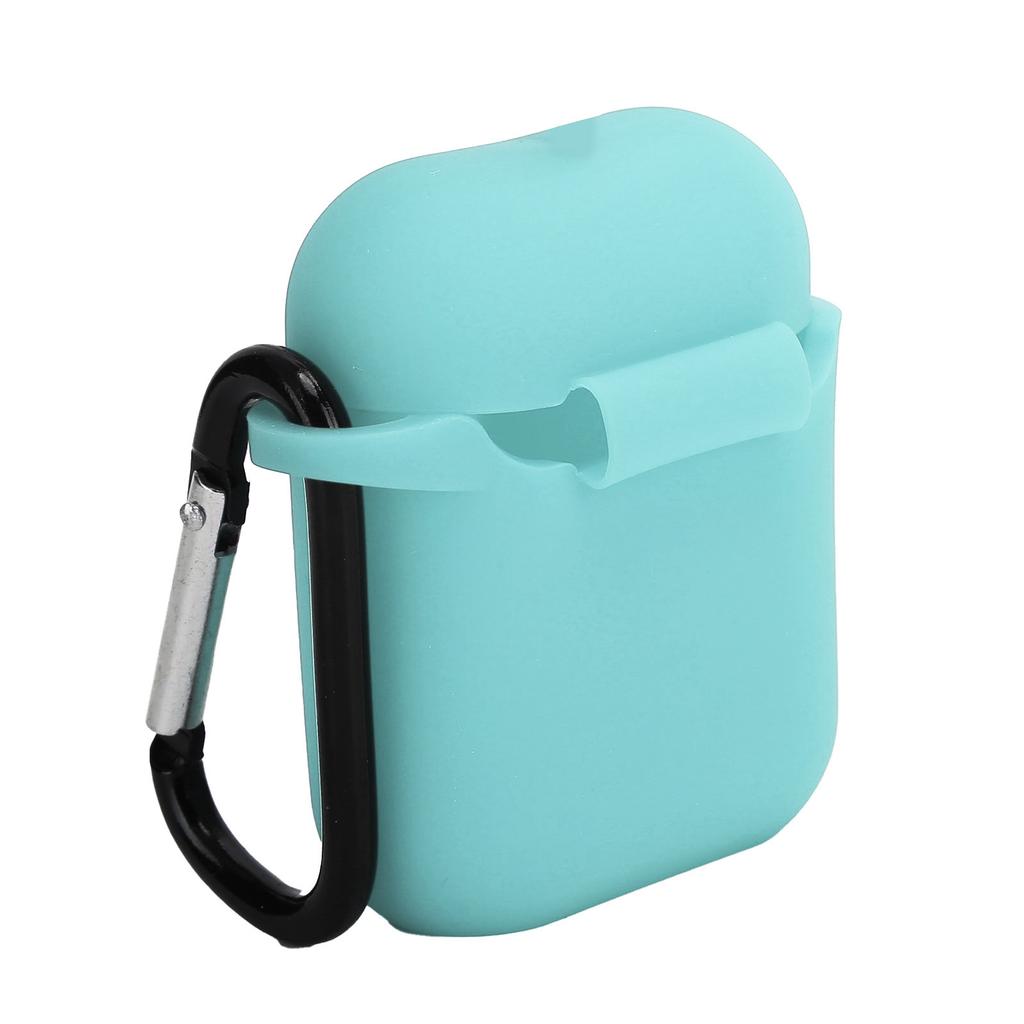 Headphone Protective Cover Case AntiLost Silicone Protector with Carabiner for IOS Earbuds 1 2