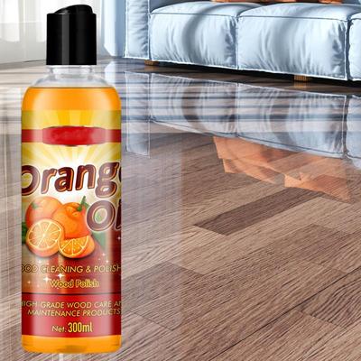 Aceite para Suelo de Madera Aceite de Naranja Para Muebles de Jardín 300ml Cuidado Pulido Suelo de Madera Dura Antigrietas Iluminar Aceite de Relleno Para Hogar Madera