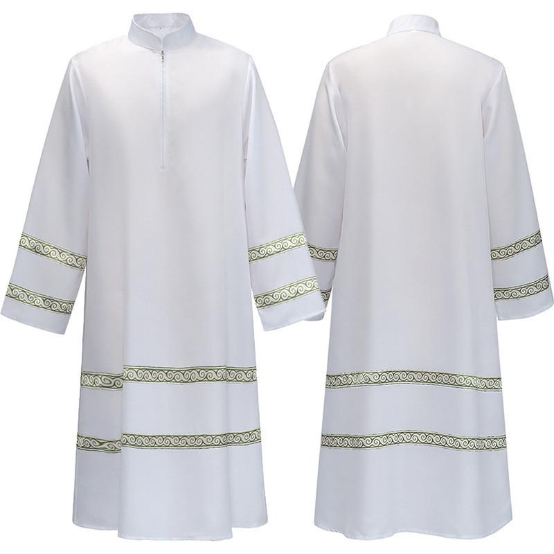 Halloweenmiddle Eastern Male Costume Long Sleeve Jumpsuit Polyester Fabric For Stage Performance