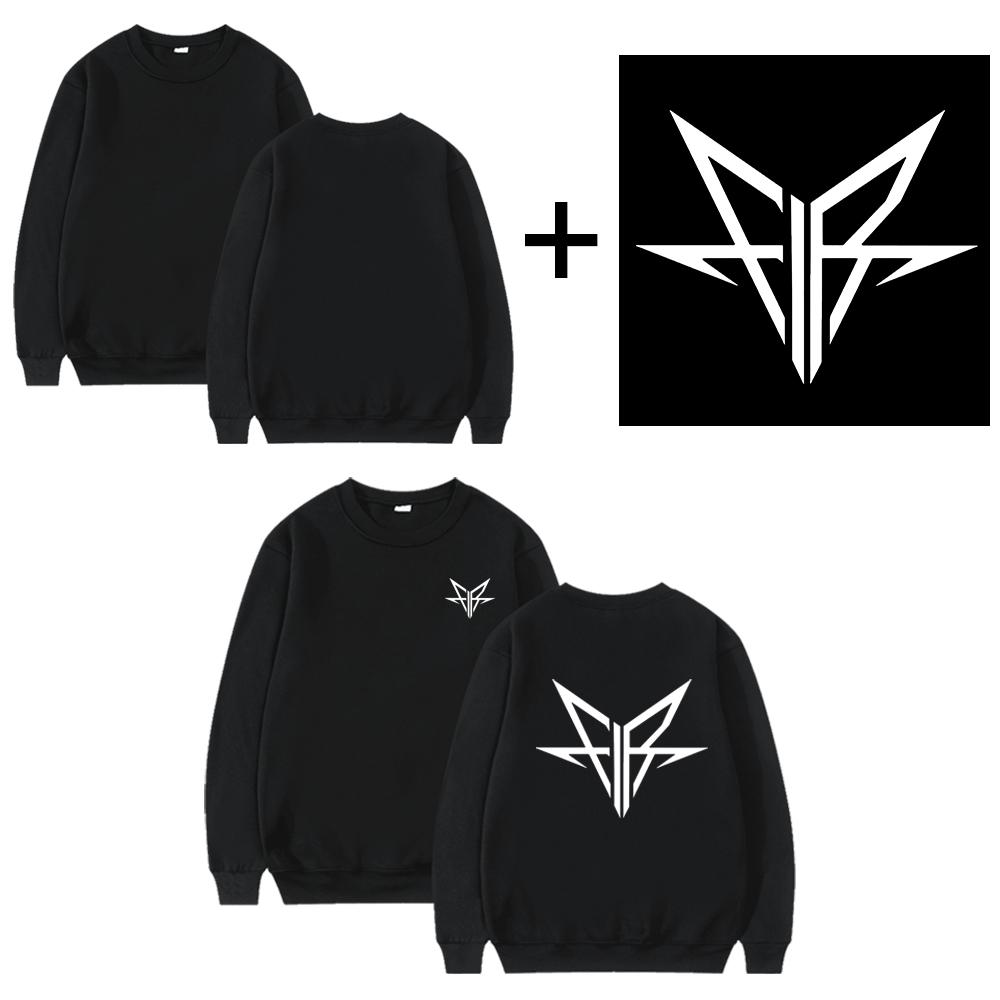 DIY Customise Your Brand Logo Unisex Trend Casual Top Custom Crew Neck Pullover Personalised Sweatshirt Custom Gift Shopping