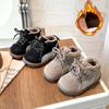 Winter 2025 Children's Cotton Shoes: Boys' Toddler Outdoor Sports German Training Shoes, Non-Slip, Trendy Second Cotton Shoes for Girls.