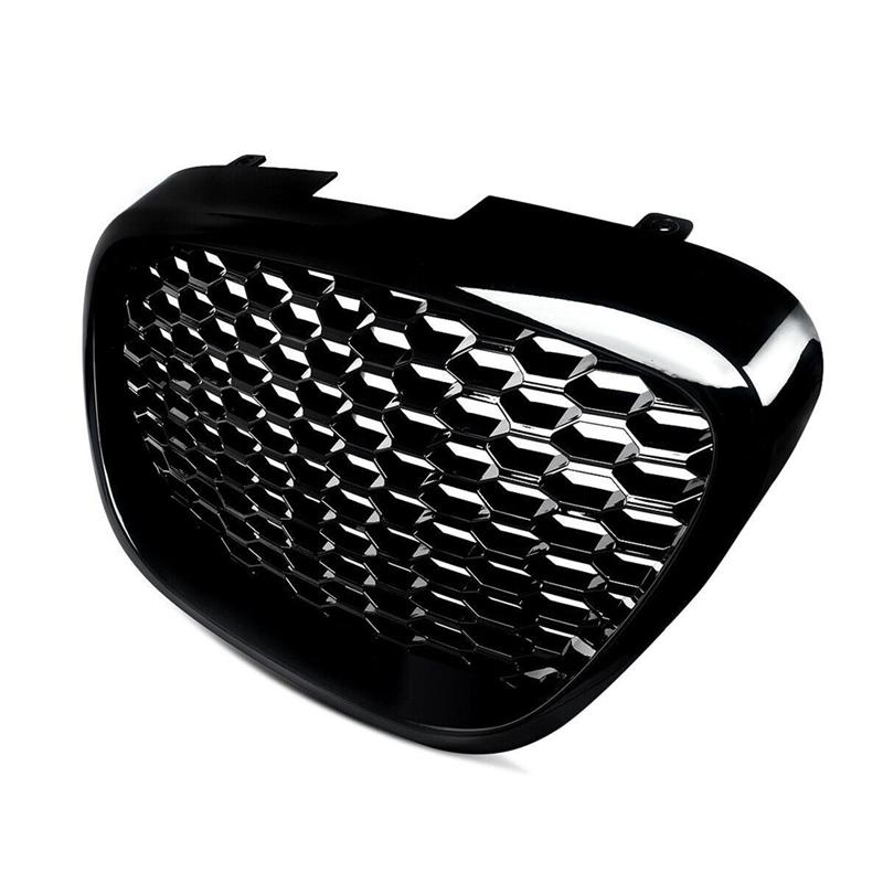 Superior-Front Bumper Grille For Seat Leon MK2 1P Altea Toledo Mk3 2004-2009 1P0853654A Honeycomb Mesh Badgeless BPPPGR36