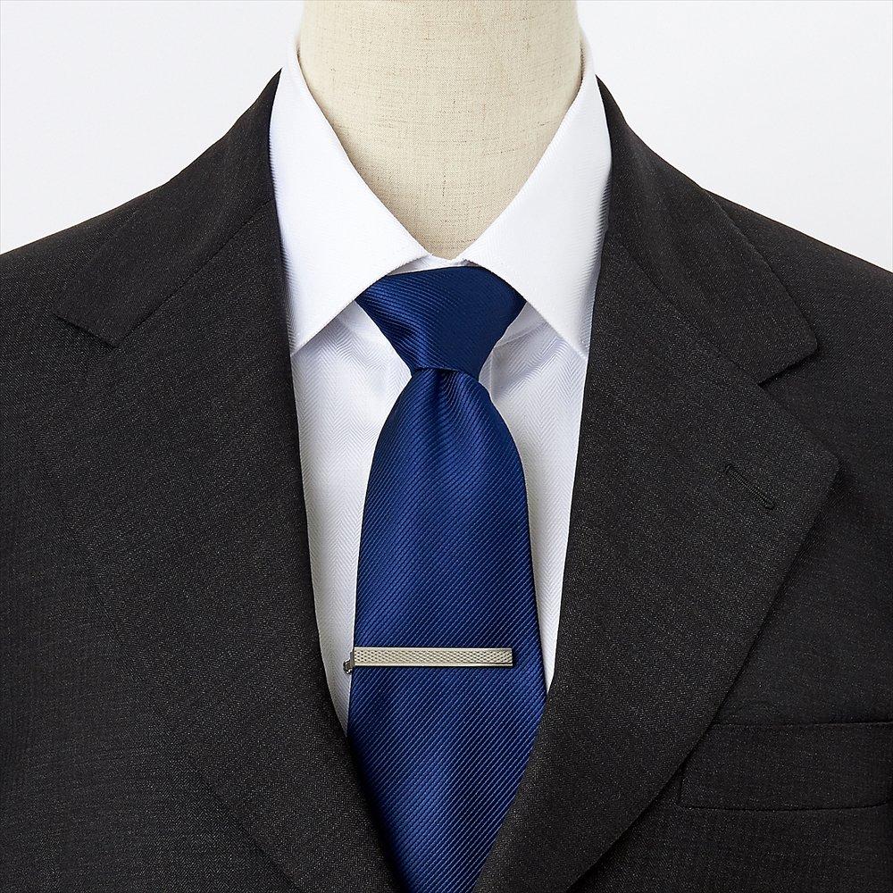 Ozie Tie Tie Tie Made In Silver Bar, Clip, Pin, Men's Accessory, Japan,