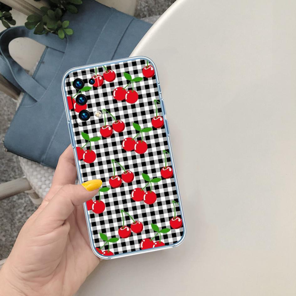 

PP19 Cherry fruit Cute Phone Case for LG K22 K30 K40 K40S K41 K42 K50 K50S K51 K51S K52 K61 K62 K71 K92 Q60 Q61 V40 V50 V60 LG K62