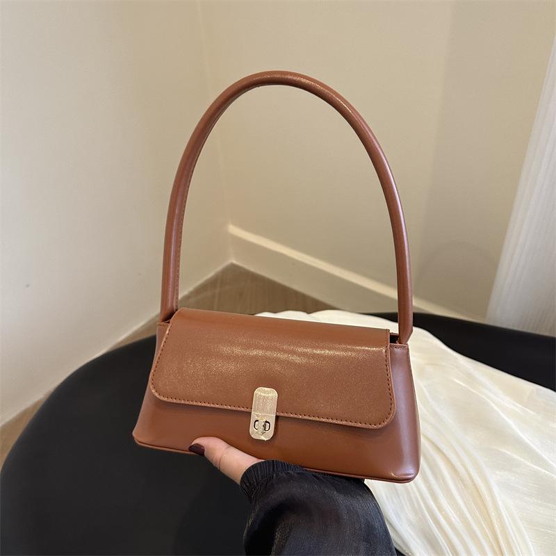 Niche Women'S Bag Fashion Shoulder Bag Texture Pu Armpit Bag Foreign Style Versatile Handbag