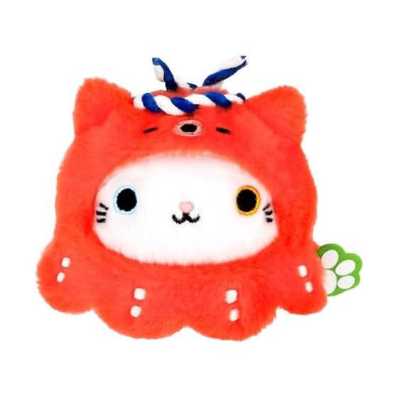 Sanei Boeki Local Dango Octopus General Cat Dango (Osaka) W7.5 x D7 x H7cm Stuffed Toy