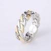New Metallic Chain Rings Men And Women Simple Design Hip Hop Party Cool Accessories Versatile Punk Style Jewelry Couple