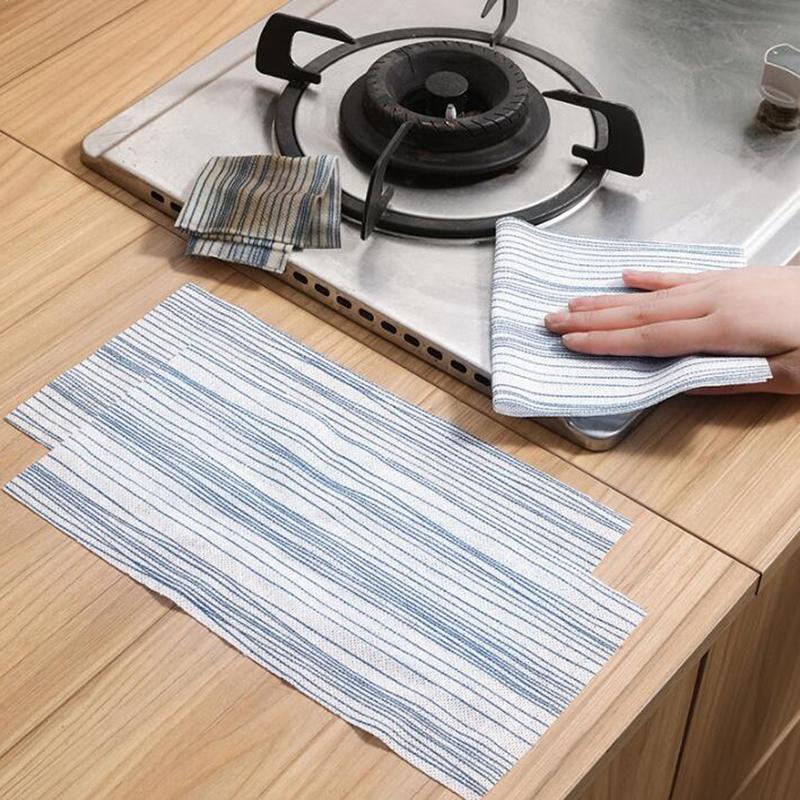 40Pcs/Roll Kitchen Lazy Dishcloth Rag Reusable Cleaning Cloths Strong Absorbent Thicken Multi-Purpose Non-Woven Towel