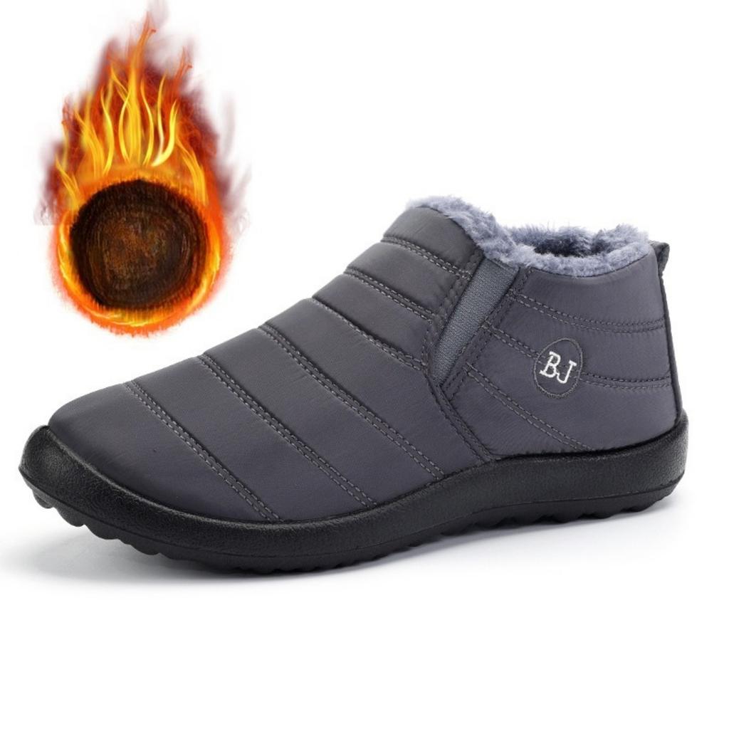 Warm Shoes, Boots, Non Slip Shoes, Thick Soled Shoes, Low Heel Round Toe Shoes, Outdoor Hiking Shoes, Hiking Boots, Waterproof Shoes